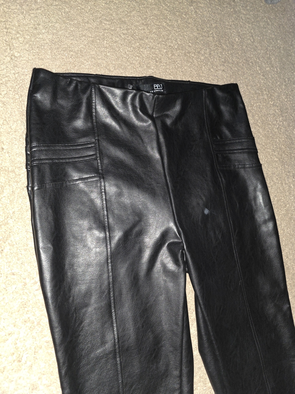 BBJ LA Faux Leather Pants